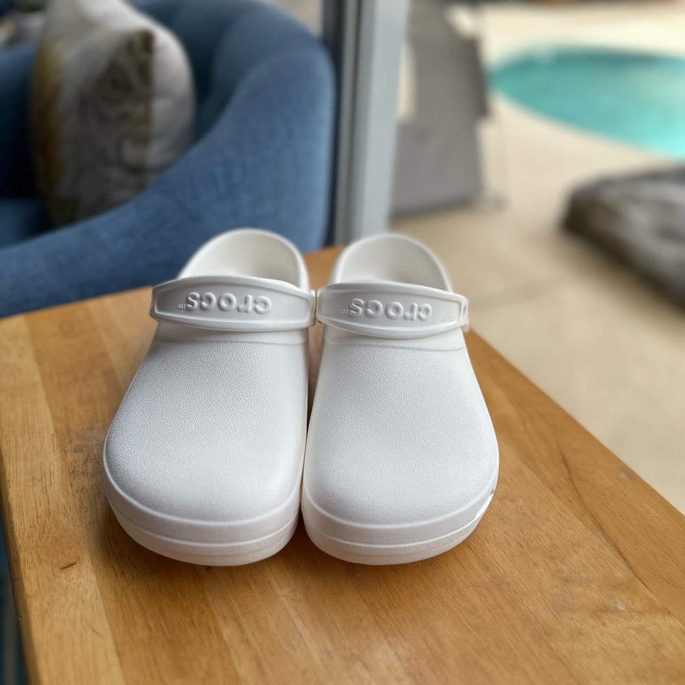 CROCS Women's Classic White Mules